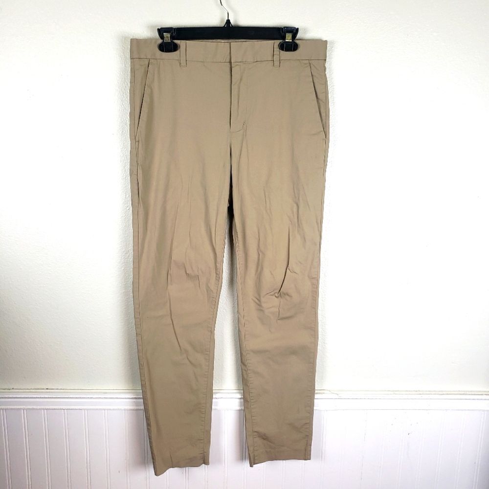 Men's Everlane Biege Straight Chino Relaxed Cotton Pants Size 31x30